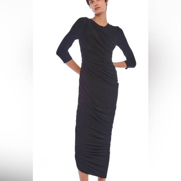 BNWT NORMA KAMALI LONG SLEEVE DIANA GOWN - Picture 1 of 13